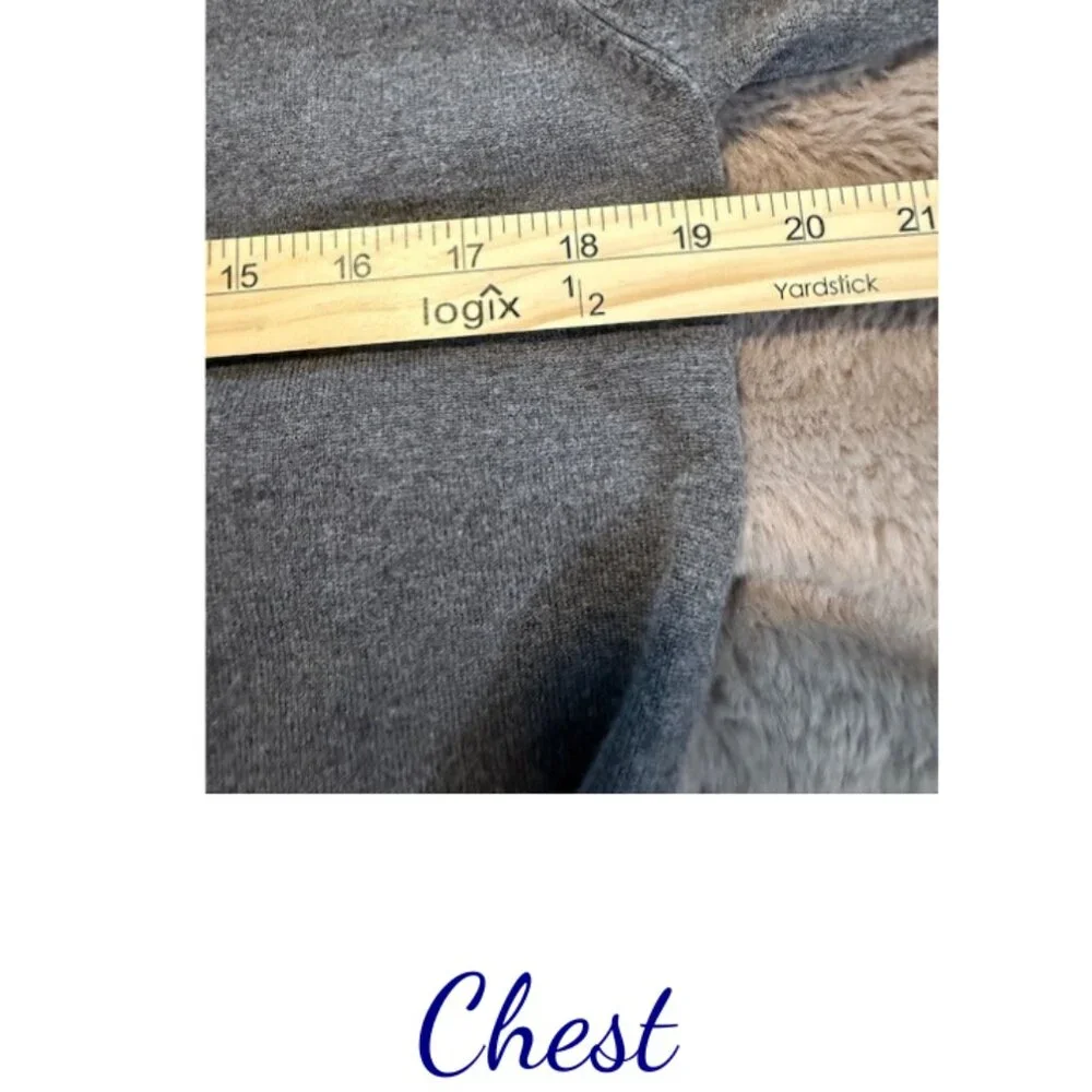 Joseph A. Sweater Women’s Size PL Gray & Black – Chic & Cozy - Picture 4 of 6